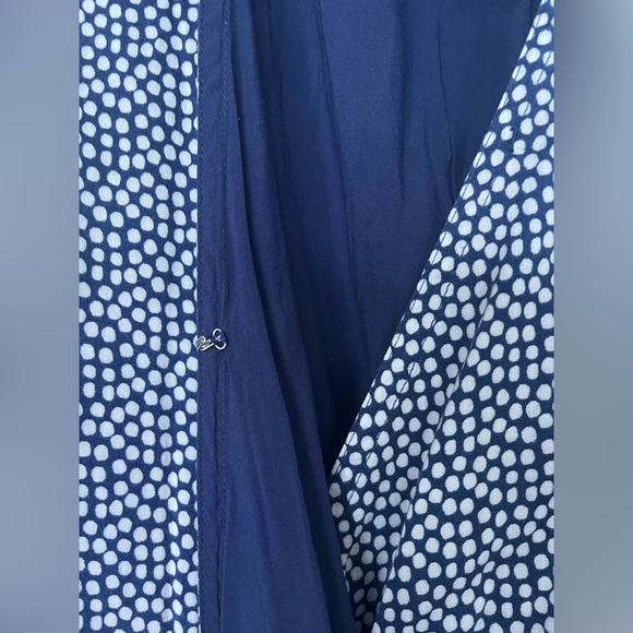 Vineyard Vines M Scallop Dot Wrap Dress - Picture 6 of 6